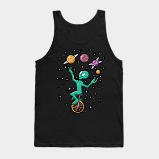 Planet Juggling Alien Tank Top